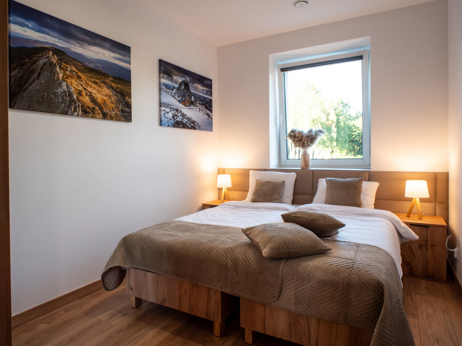 Sypialnia apartamentu Rozsypaniec